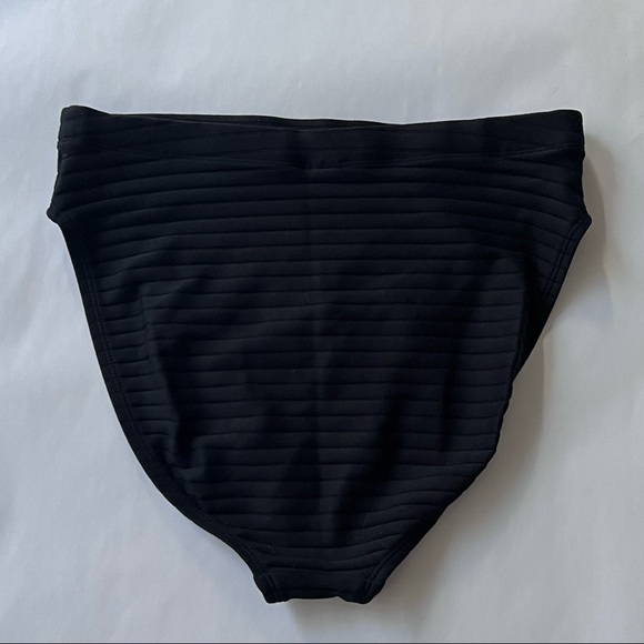 La Blanca Black High Rise Bikini a bottom size 8 - Picture 3 of 4